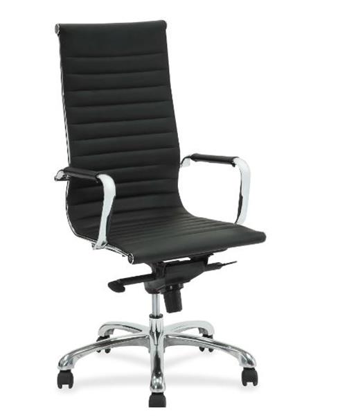 Lorell Modern Chair Series High-back Leather Chair